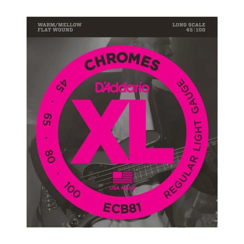 D'ADDARIO D'Addario ECB81 - Chromes 45-100