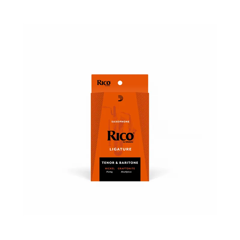 D'ADDARIO D'Addario Rico Ligature Tenor Baritone Saxophone Nickel ligatura saksofonu barytonowego tenorowego niklowana - zdjecie 3