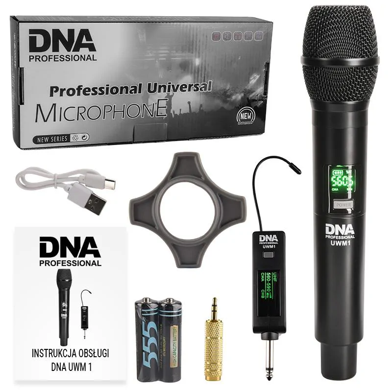 DNA DNA UWM 1 mikrofon bezprzewodowy system 560-590 MHz - zdjecie 2
