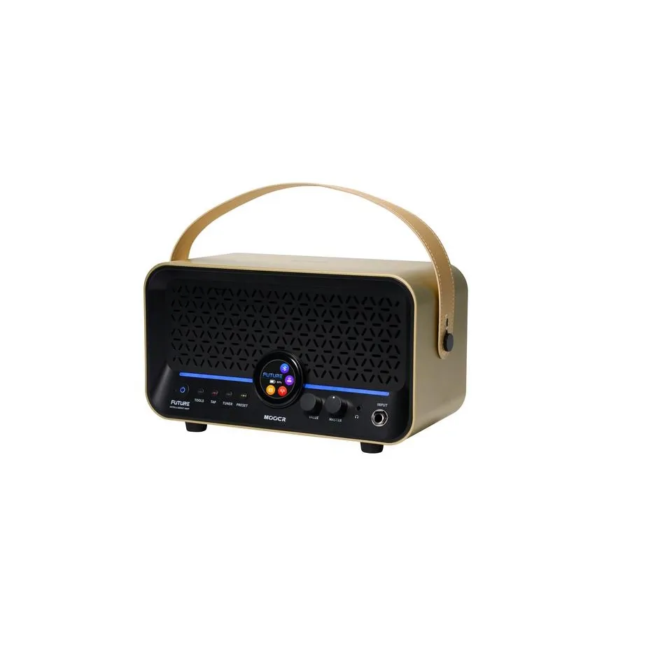Mooer Mooer F15i Li Multi-Effects & Modeling Guitar Combo 2x 2" 15 Watt Imperial Gold - zdjecie 4