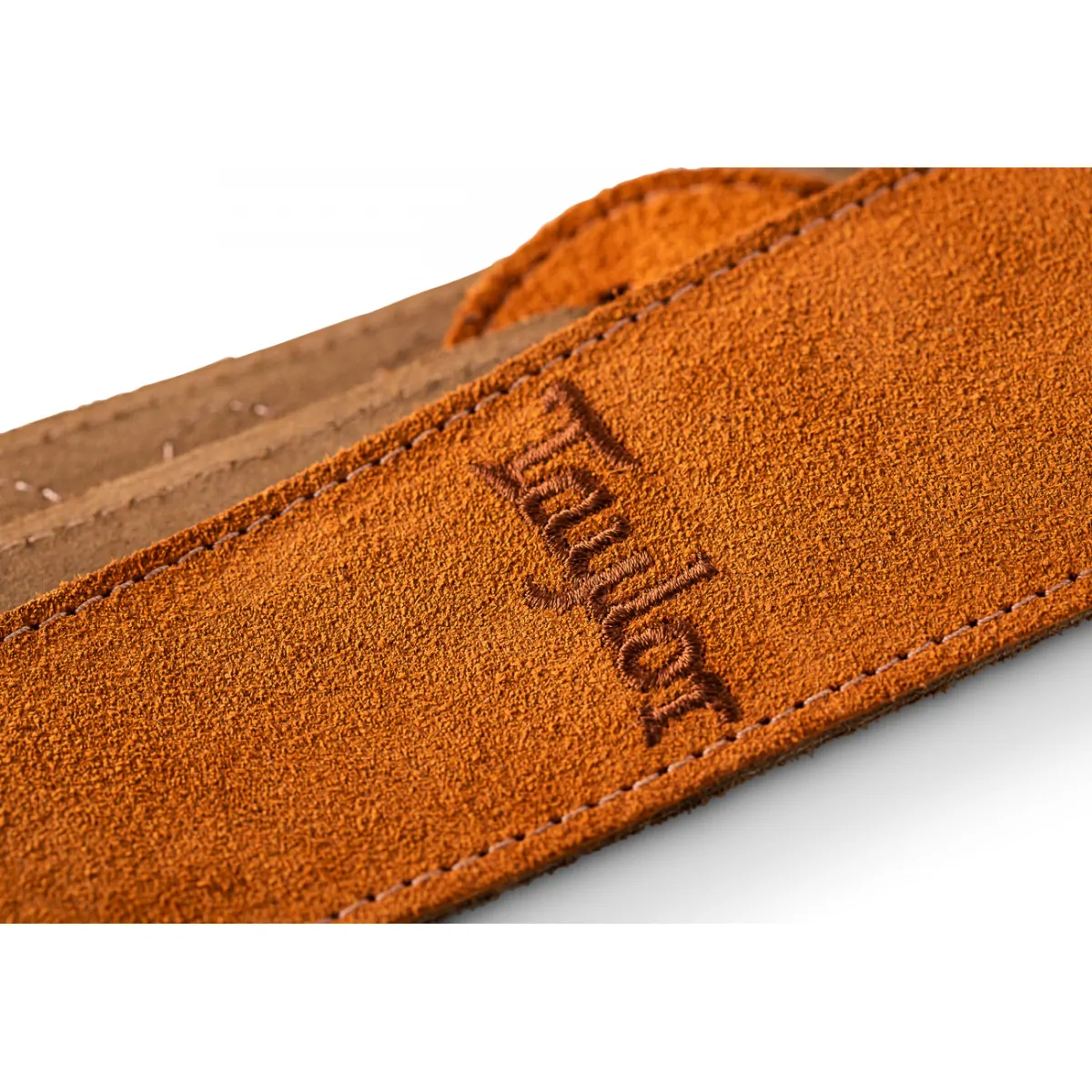 Taylor Guitars Taylor Embroidered Suede Honey Gold 2,5" Pas do gitary - zdjecie 2