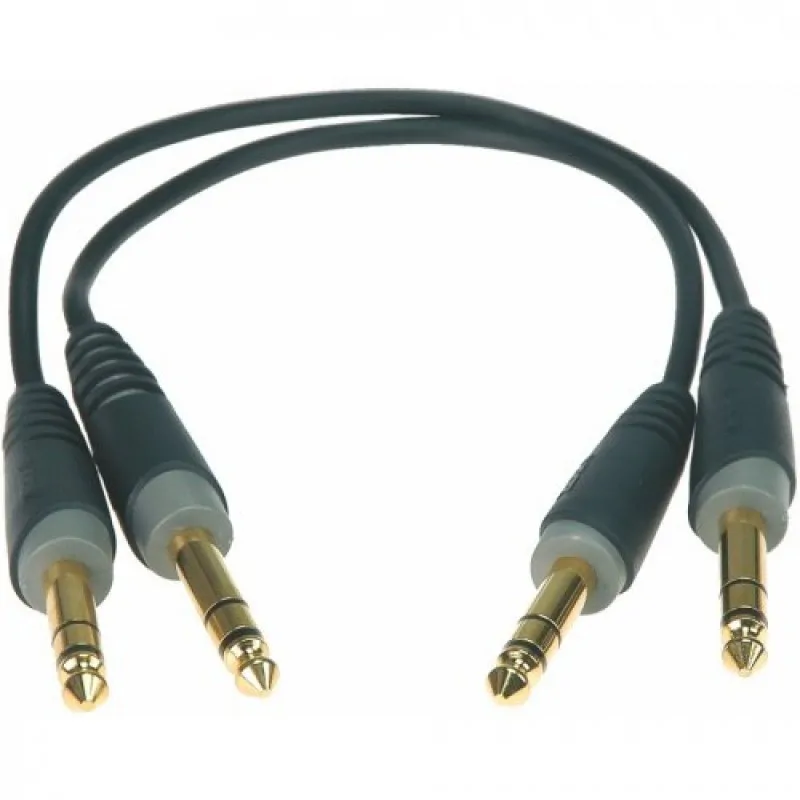Klotz Klotz ABJJ0060 2 szt jack stereo-jack stereo 0.6m