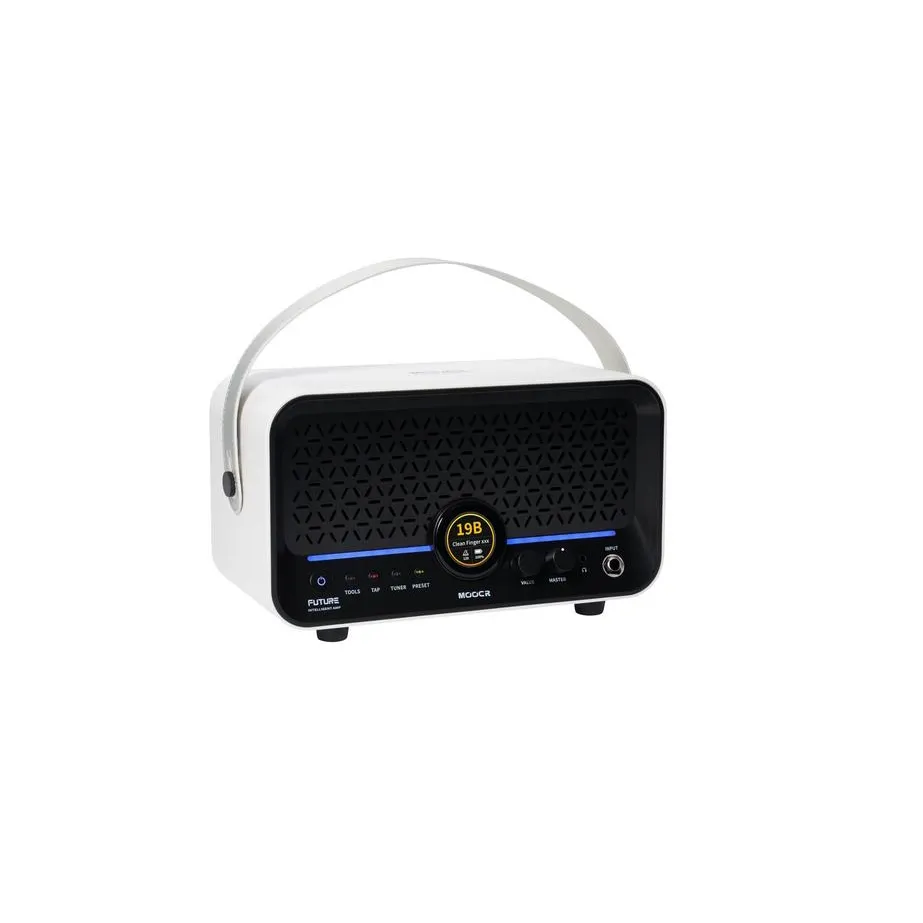 Mooer Mooer F15i Li Multi-Effects & Modeling Guitar Combo 2x 2" 15 Watt Snowfall White - zdjecie 5
