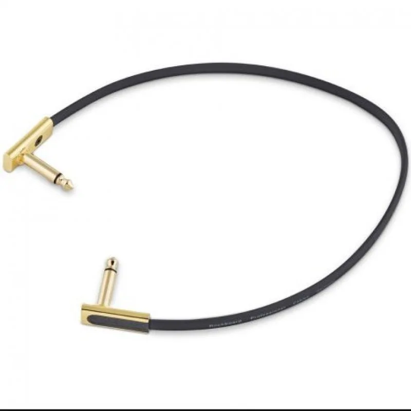 Rockboard Rockboard Flat 140 Gold kabel 140cm złączka jack - zdjecie 4
