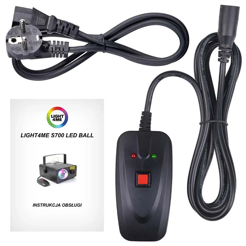 LIGHT4ME LIGHT4ME S 700W LED BALL wytwornica dymu - zdjecie 7