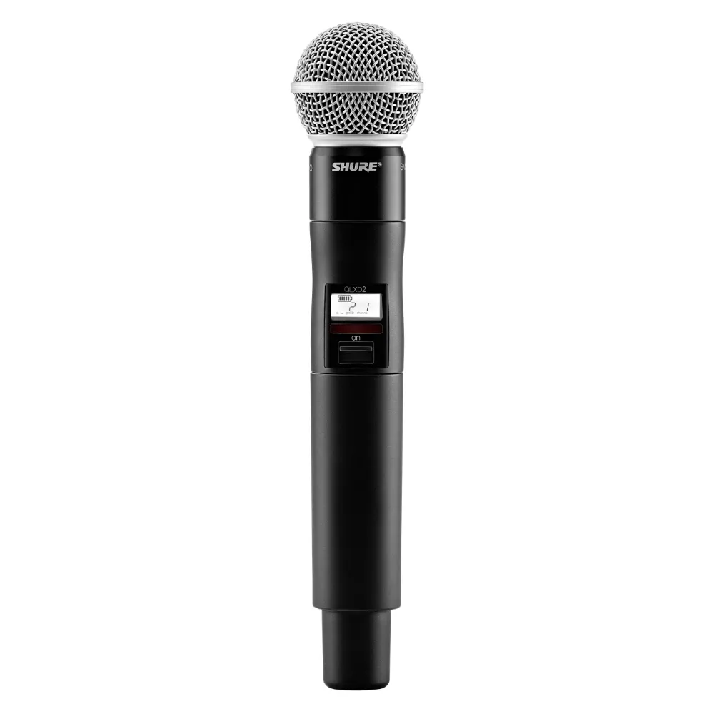 SHURE Shure QLX D2/SM58-G51 (470-534 MHz) nadajnik do ręki - zdjecie 2