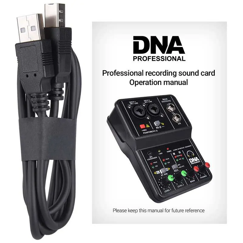 DNA DNA MIX 2 mikser analogowy 2-kanałowy Hi-Z interfejs audio USB - zdjecie 7