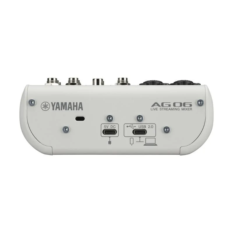 YAMAHA Yamaha AG06 MK2 White mikser interfejs USB - zdjecie 2