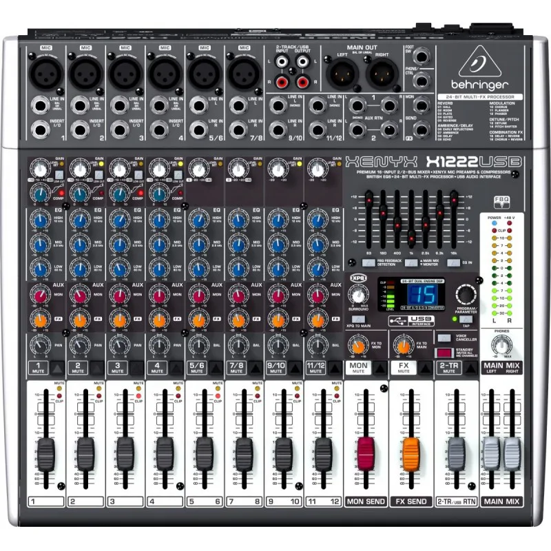 Behringer Behringer Mikser kompaktowy  XENYX X1222USB - zdjecie 3