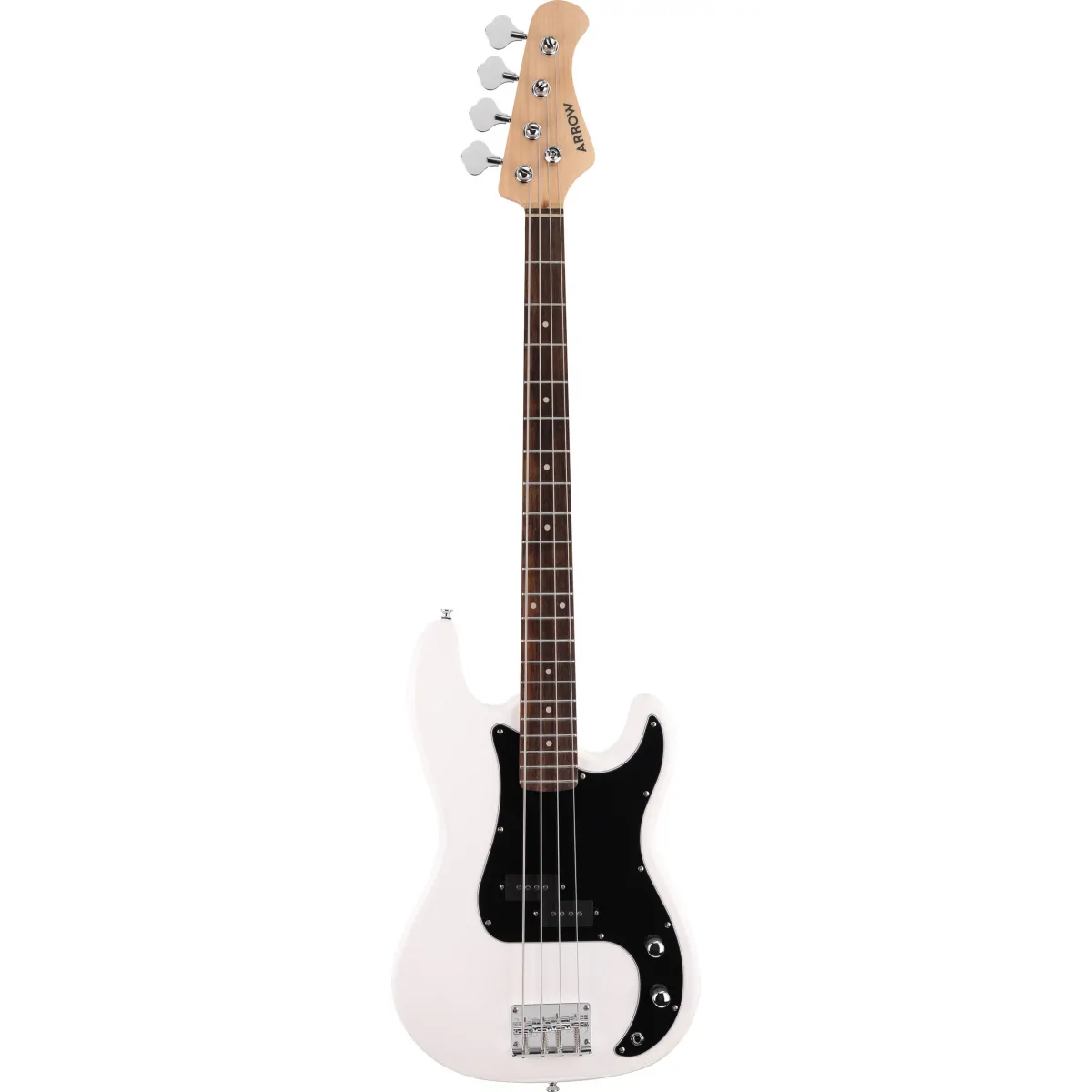 Arrow Arrow Session Bass 4 Snow White Rosewood/Black gitara basowa