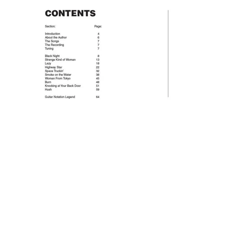 Hal Leonard Hal Leonard Deep Purple Greatest Hits Guitar - zdjecie 2