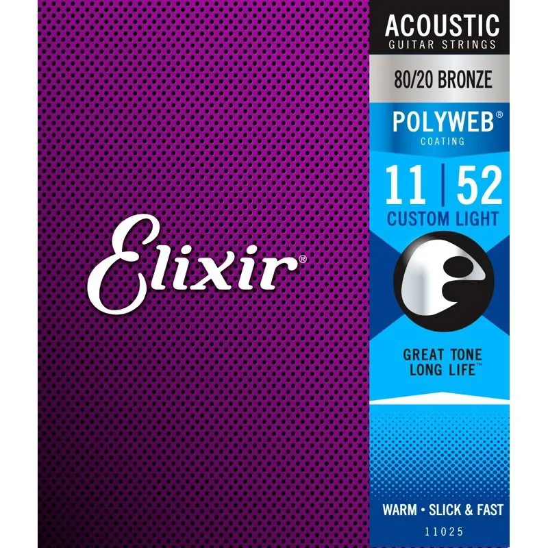 ELIXIR Elixir 11025 11-52 Polyweb bronze struny akustyczne