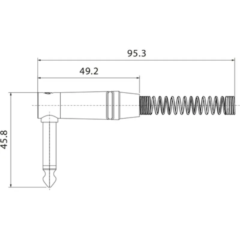 Roxtone Roxtone RJ2RPP-BN Wtyk typu Jack 6.3mm mono - zdjecie 2