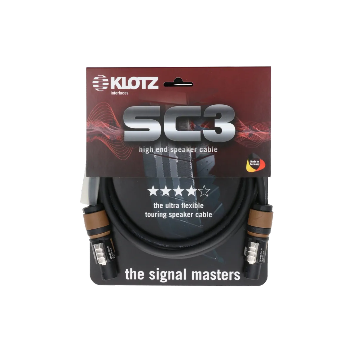 Klotz Klotz SC3-L2FF0100 kabel Głośnikowy Speakon-Speakon 1 metr