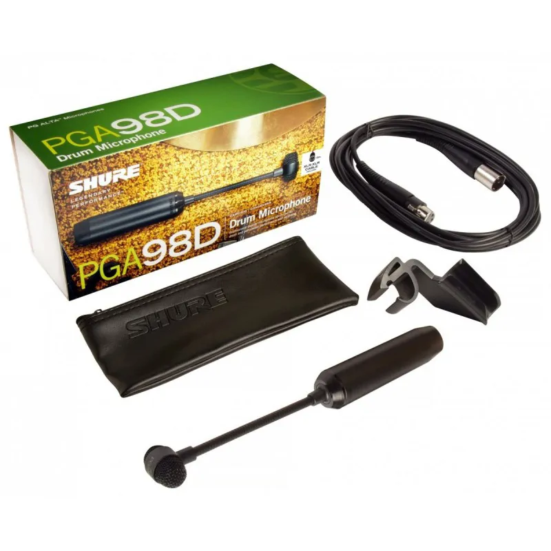 SHURE Shure PGA98D-XLR - Mikrofon pojemnościowy do instrumentów perkusyjnych - zdjecie 3