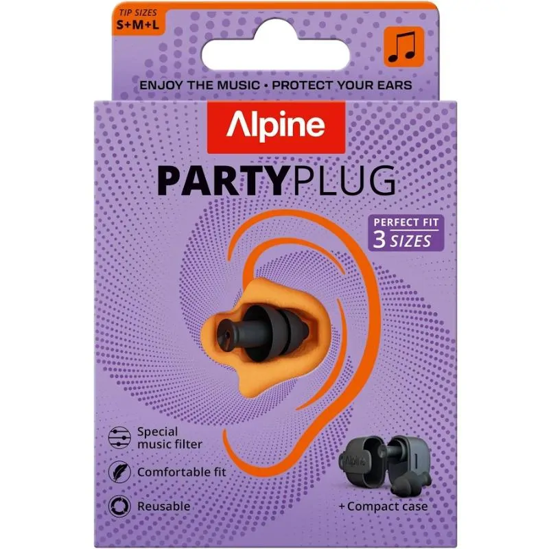 ALPINE ALPINE PARTYPLUG stopery do uszu czarne
