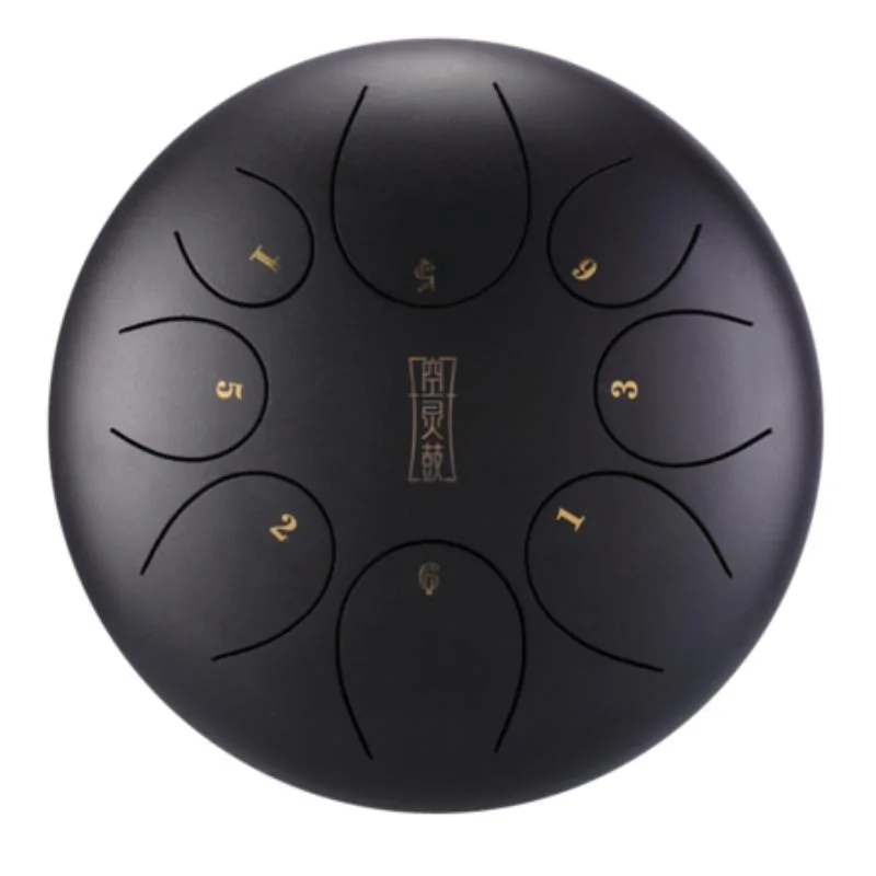 Hluru Hluru Round tongue drum 12 8 ton TY8-12-InkBlack