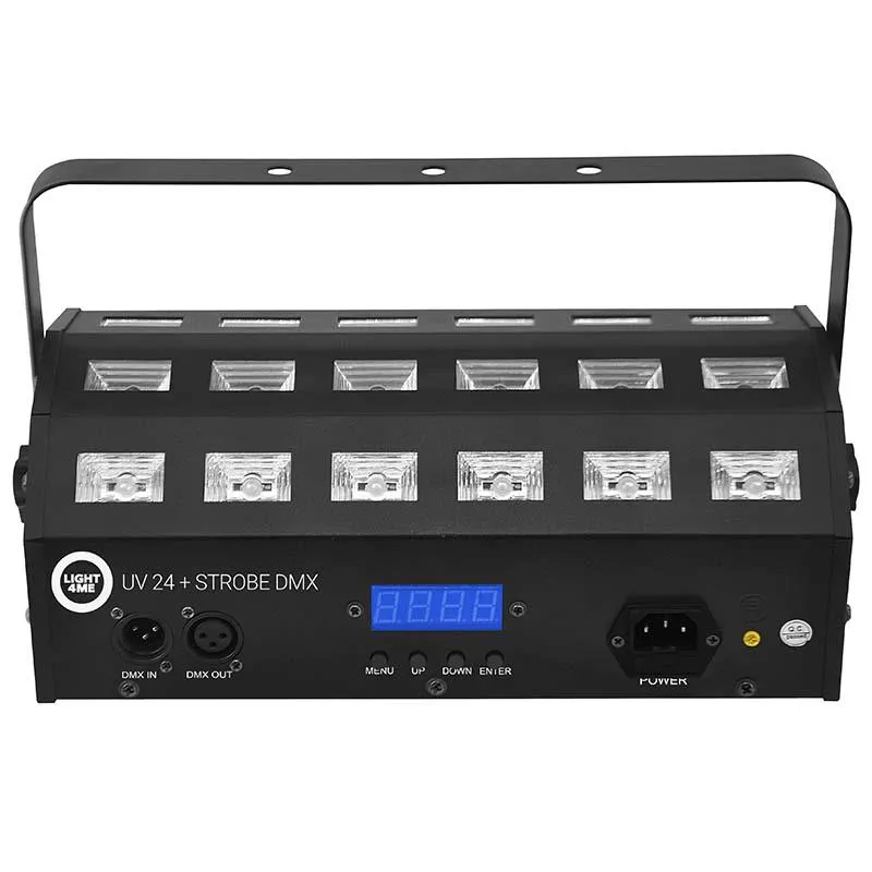 LIGHT4ME LIGHT4ME UV 24 + STROBE DMX reflektor ultrafioletowy stroboskop efekt LED - zdjecie 4