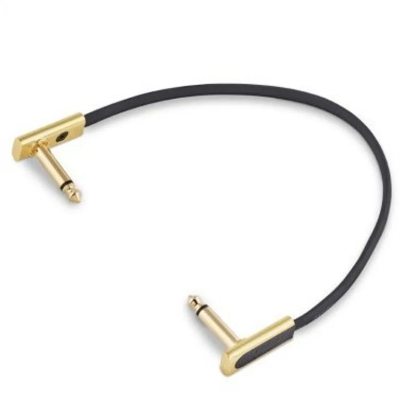 Rockboard Rockboard Flat 20 Gold kabel 20cm złączka jack - zdjecie 3
