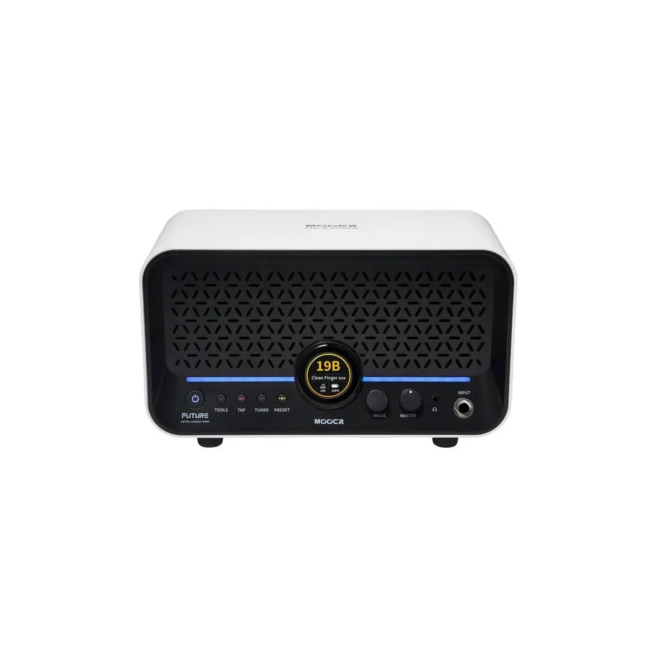 Mooer Mooer F15i Li Multi-Effects & Modeling Guitar Combo 2x 2" 15 Watt Snowfall White - zdjecie 2