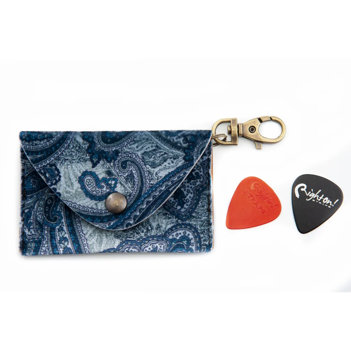 RightOn! Straps RightOn! Pick Pouch Paisley Blue Etui na kostki