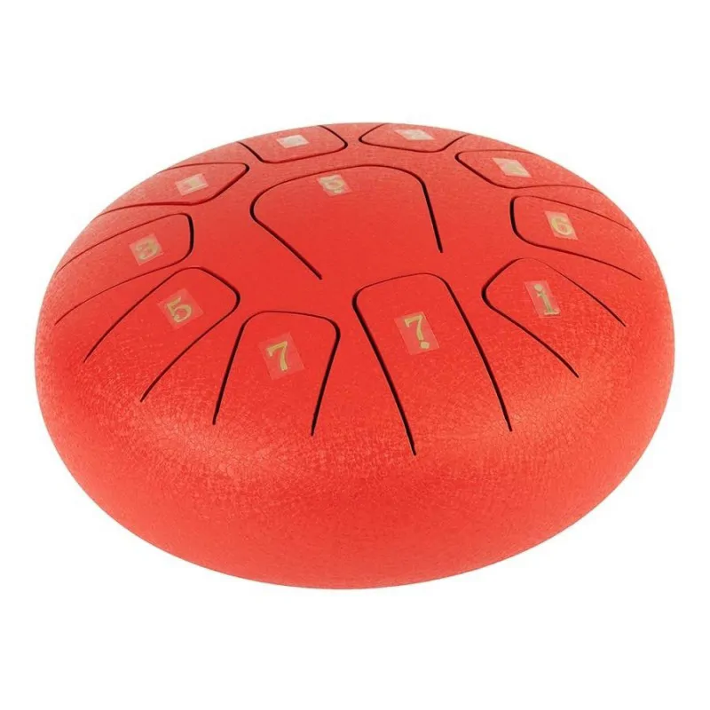 HAYMAN Hayman HTD1011/RD steel tongue drum 10" red - zdjecie 3
