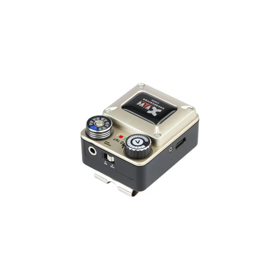 XVive XVive T9 U45 In-Ear Monitor Wireless System 5.8 GHz komplet nadajnik + odbiornik + monitory douszne słuchawki zestaw bezprzewodowy odsłuch - zdjecie 8