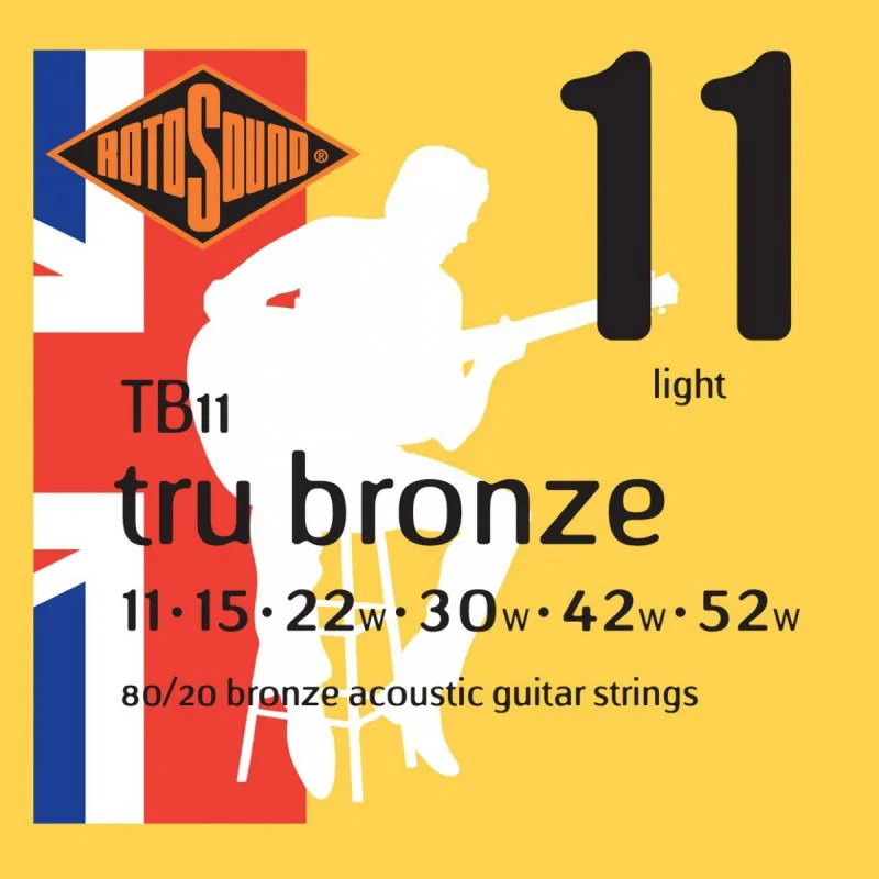 ROTOSOUND Rotosound TB11 Tru Bronze struny do akustyka 11-52