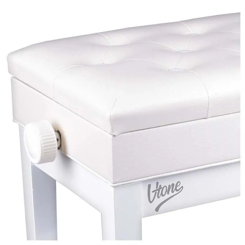 V-TONE V-TONE ŁAWA 2 WH do pianina ze schowkiem BIAŁA - zdjecie 3