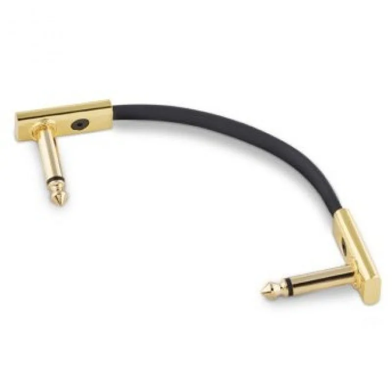 Rockboard Rockboard Flat 10 Gold kabel 10cm złączka jack