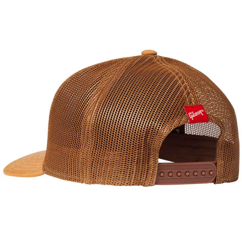 Gibson Gibson Canvas Trucker Tan Czapka z daszkiem - zdjecie 2