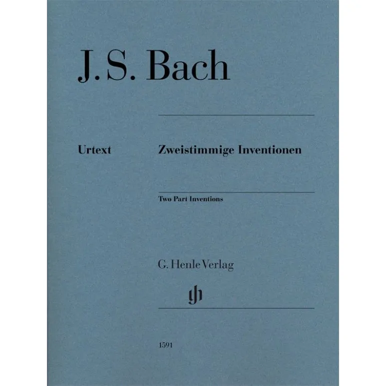 PWM Henle Verlag Zweistimmige Inventionen Bach J.S. Inwencje dwgłosowe na fortepian