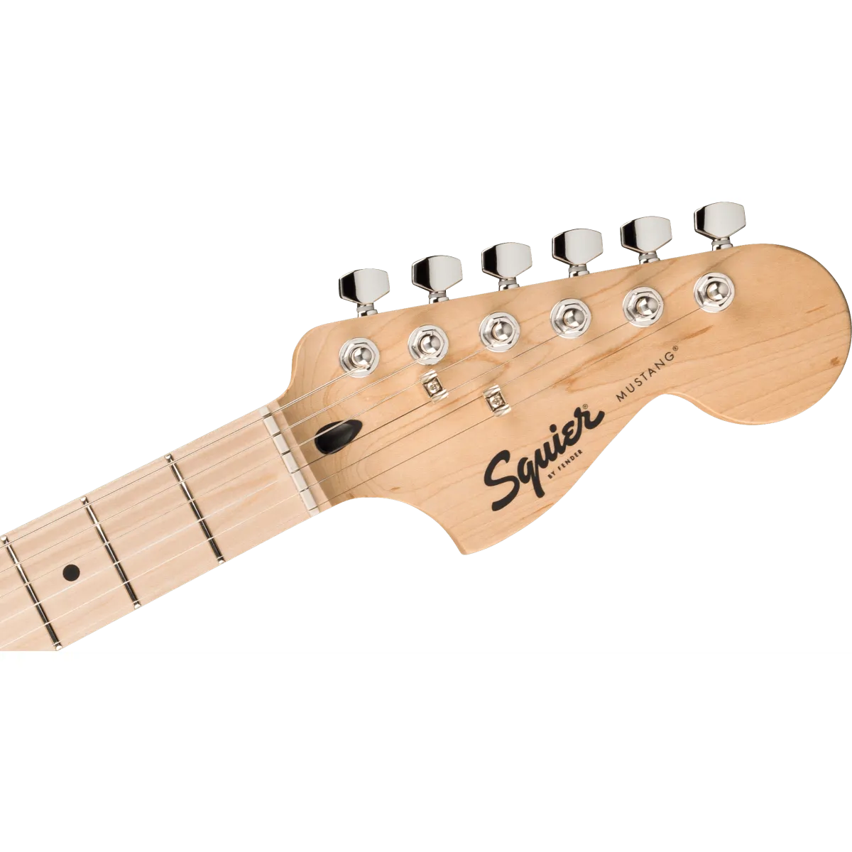 Squier Squier Sonic Mustang Maple Fingerboard White Pickguard Daphne Blue - zdjecie 4
