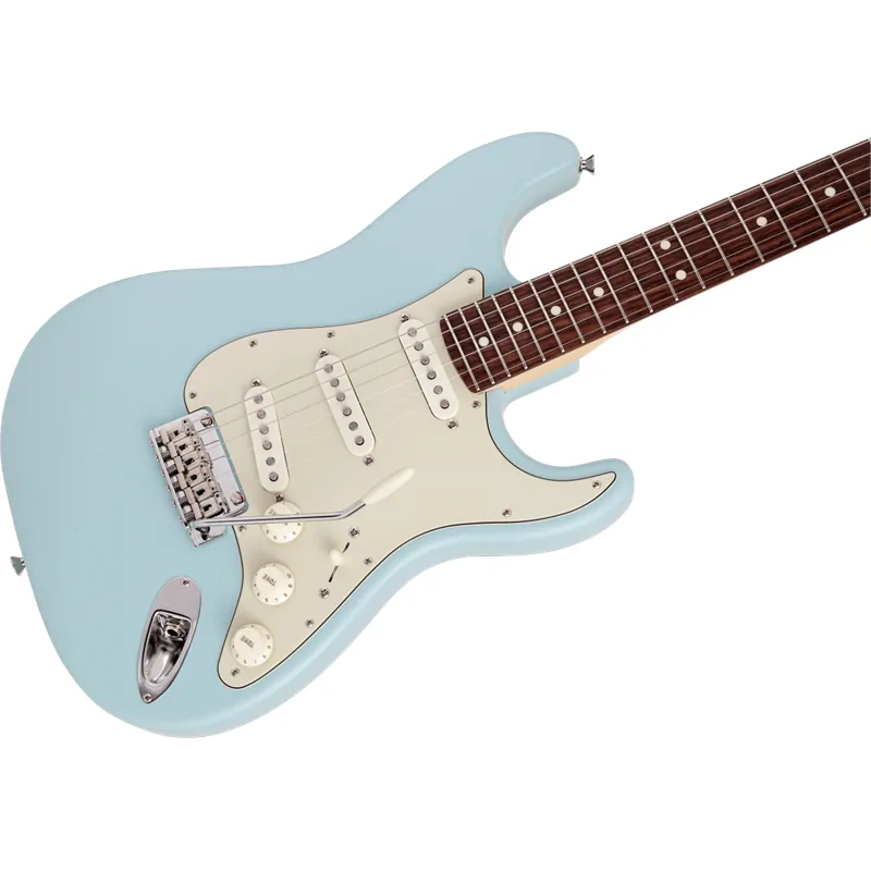 FENDER Fender Made in Japan Junior Collection Stratocaster Rosewood Fingerboard Satin Daphne Blue - zdjecie 4