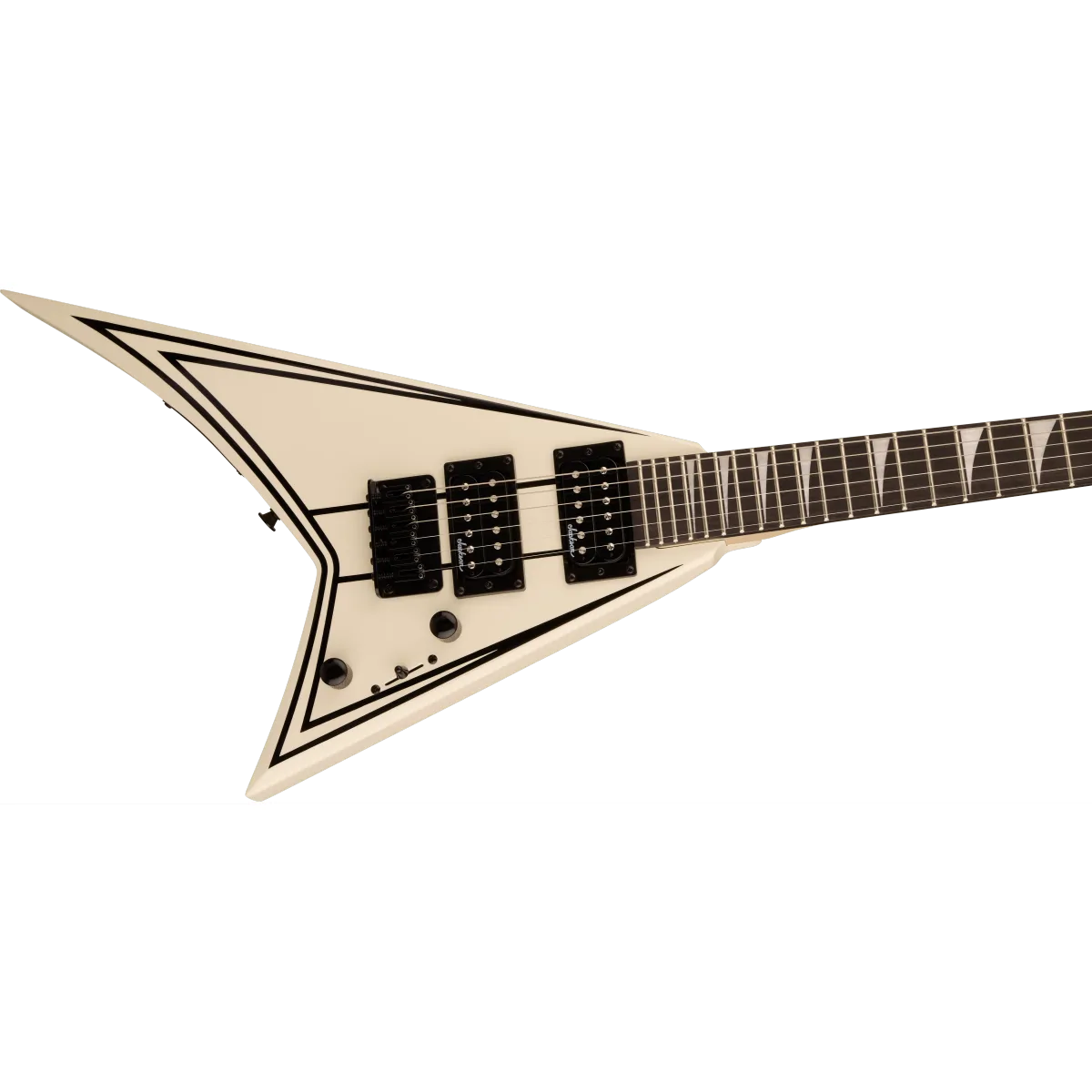 Jackson Jackson JS Series RR Minion JS1XM Amaranth Fingerboard Snow White with Black Pin Stripes - zdjecie 4