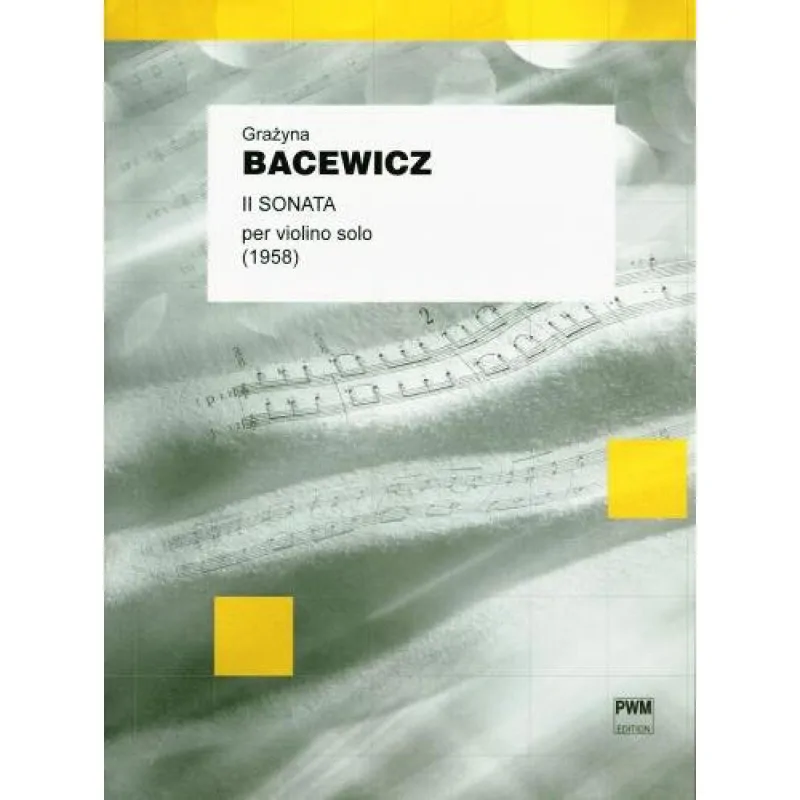 PWM PWM II Sonata per violino solo Grażyna Bacewicz