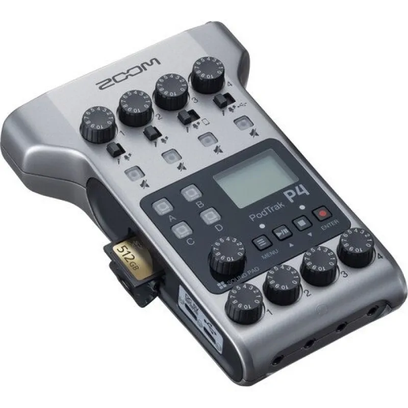 ZOOM Zoom P4 PodTrak mikser interfejs - zdjecie 9