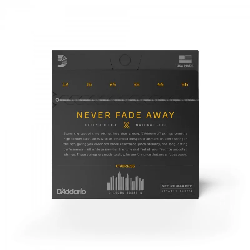 D'ADDARIO D'Addario XTABR1256 12-56 struny akustyczne bronze - zdjecie 2