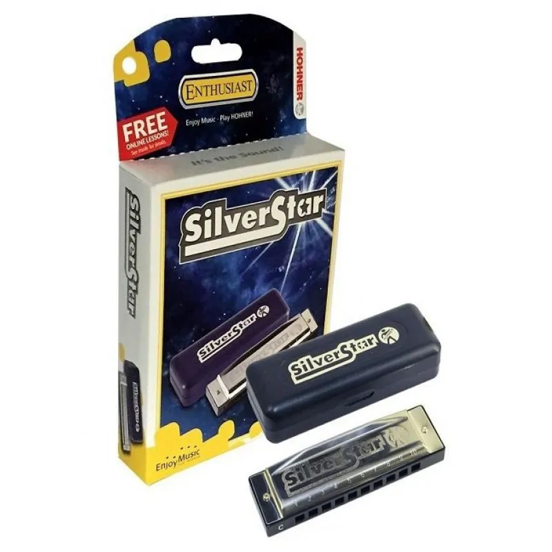 HOHNER Harmonijka ustna Hohner Silver Star - tonacja C - zdjecie 5