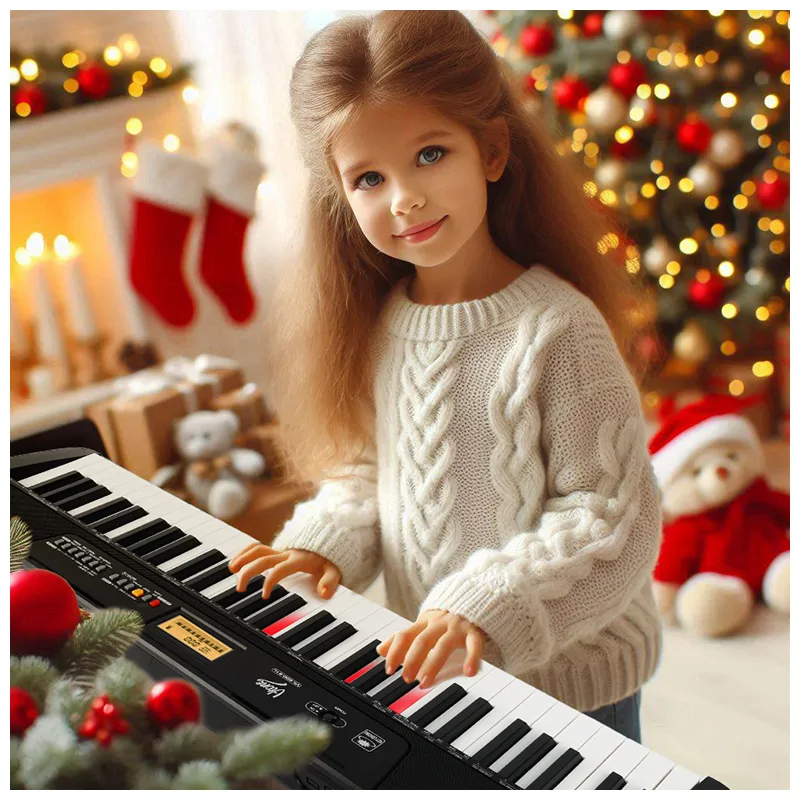 V-TONE V-TONE VK 200-61L keyboard klawisze organy dla dzieci do nauki gry LED - zdjecie 7