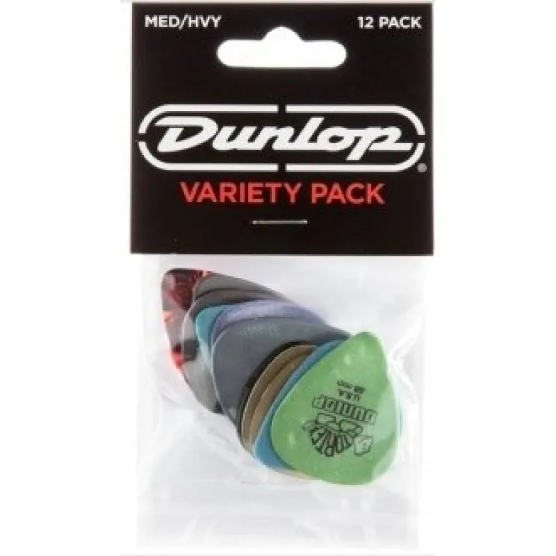 DUNLOP Dunlop PVP102 Variety Pack Med/Heavy 12 kostek