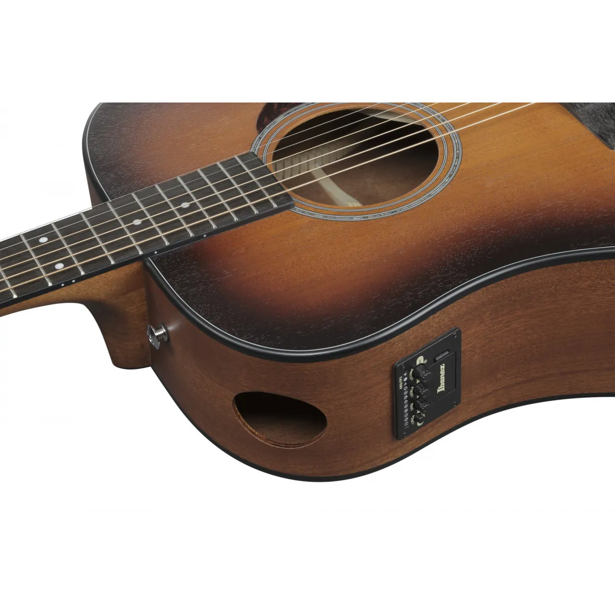 IBANEZ Ibanez AAD54E-OMH Open Pore Mahogany Sunburst gitara elektro-akustyczna - zdjecie 7