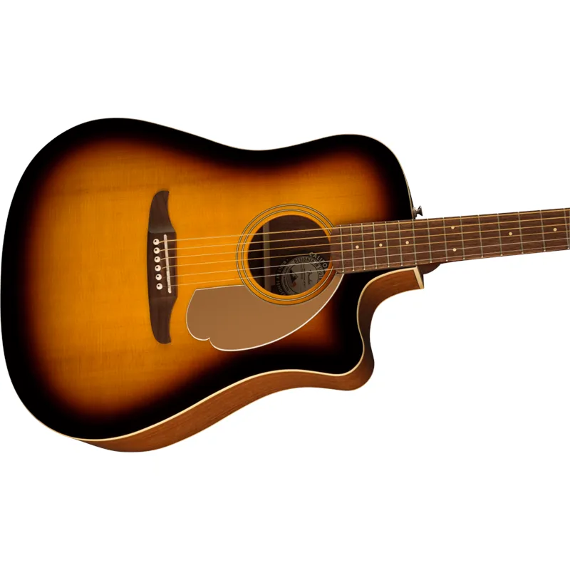 FENDER Fender Redondo Player Walnut Fingerboard Gold Pickguard Sunburst - zdjecie 4