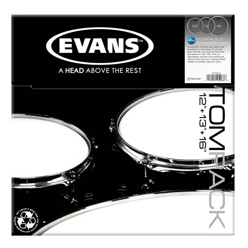 EVANS Evans ETP-HYDGL-S zestaw naciągów Hydraulic 12 13 16