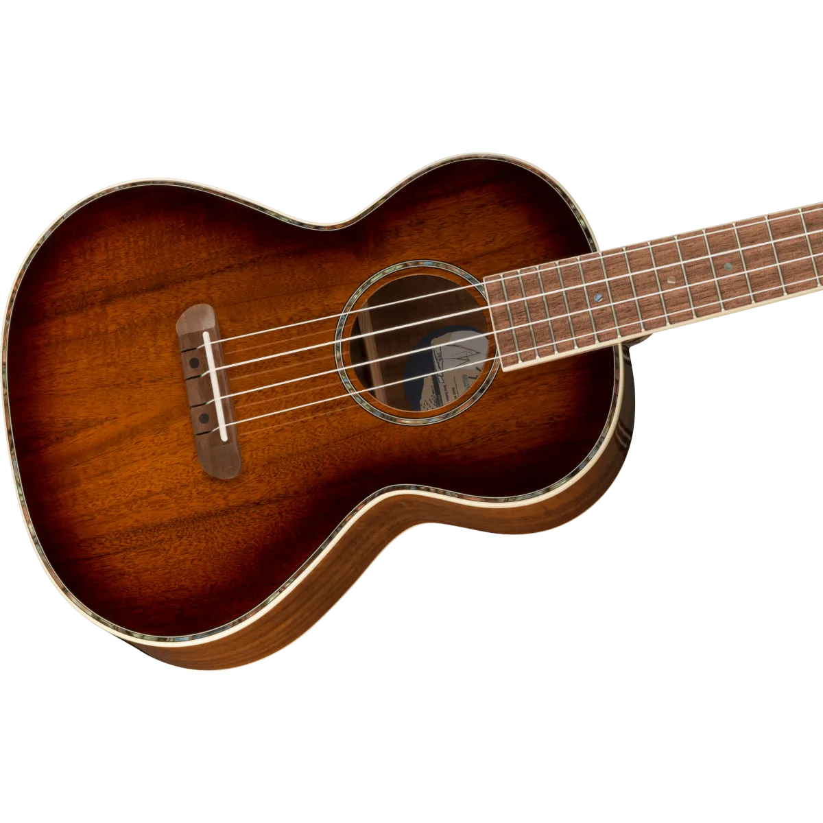 FENDER Fender Montecito Tenor Ukulele Walnut Fingerboard Shaded Edge Burst - zdjecie 4