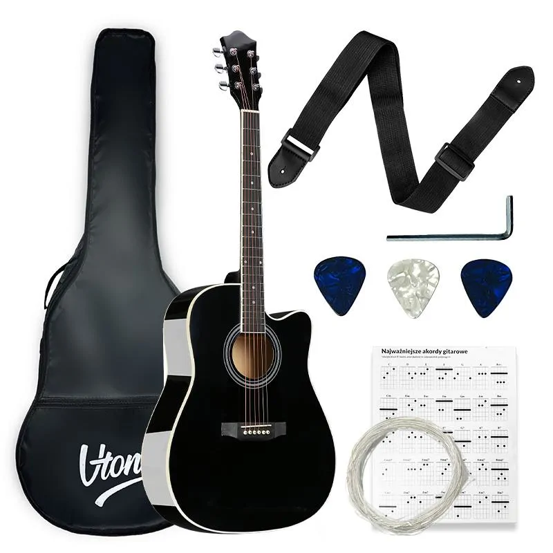 V-TONE V-TONE AG TWO BK gitara akustyczna 4/4 czarna
