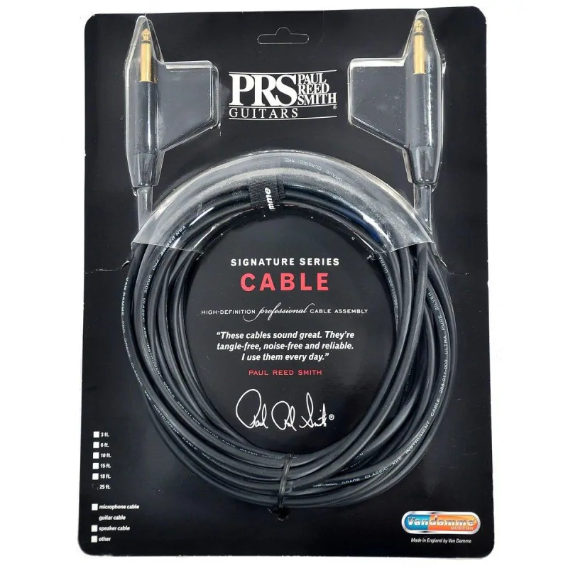 PRS PRS INSTR 25 - kabel instrumentalny 7,6 m