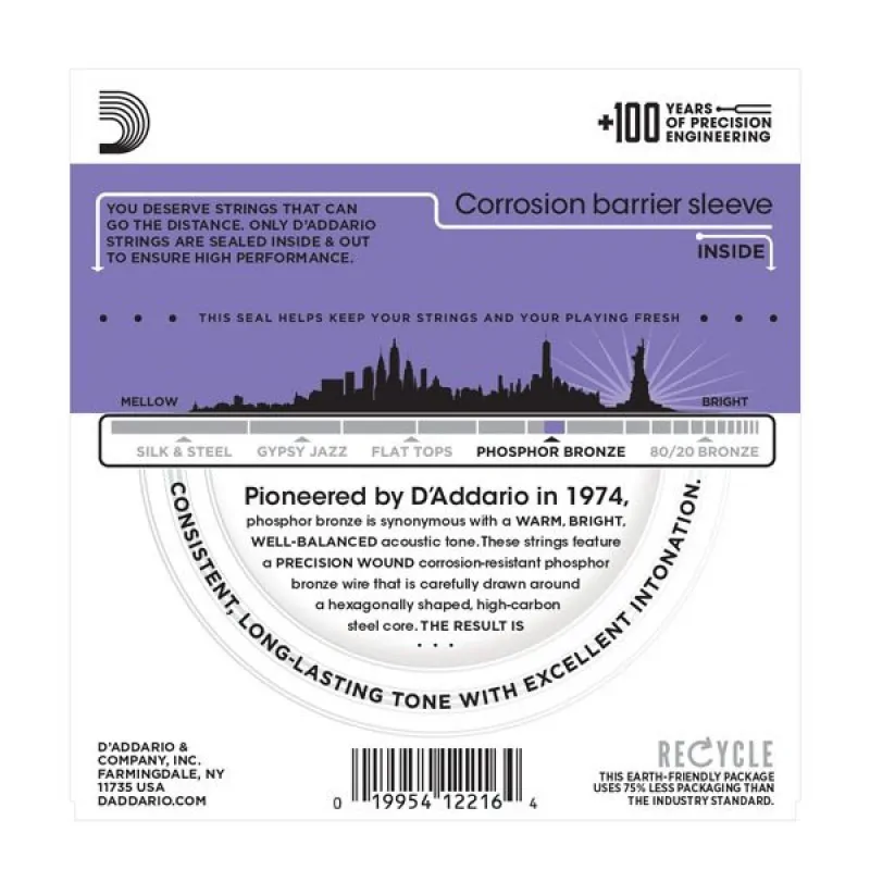 D'ADDARIO D'Addario EJ26 - Phosphor Bronze 11-52 - zdjecie 2