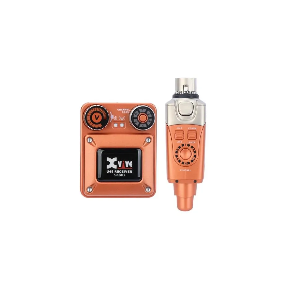 XVive XVive U45 5,8 GHz In-Ear Monitor Wireless Orange system bezprzewodowy