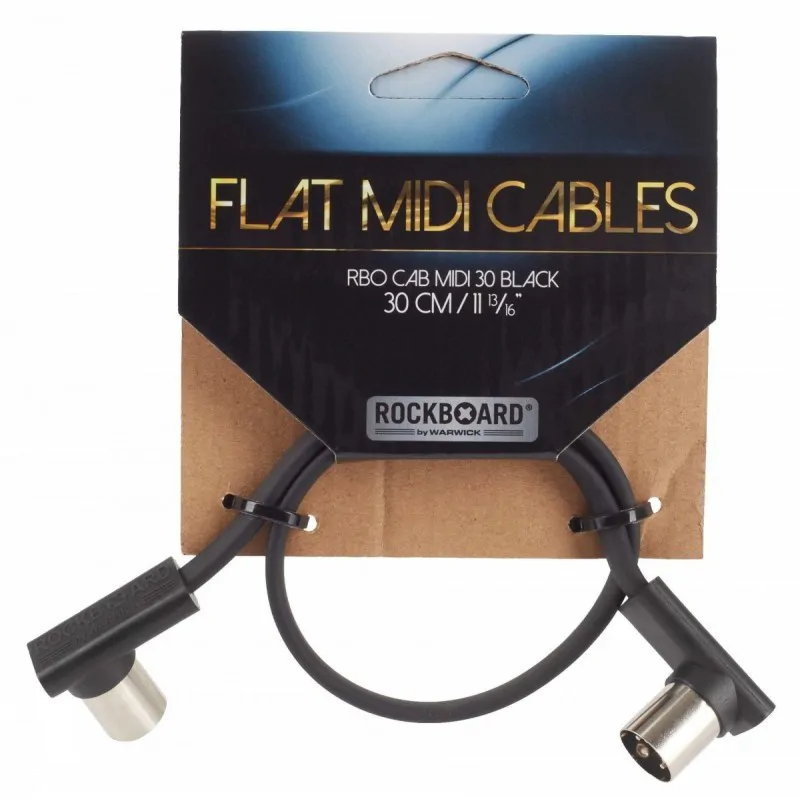 Rockboard RockBoard Flat Midi 30 cm kabel kątowy